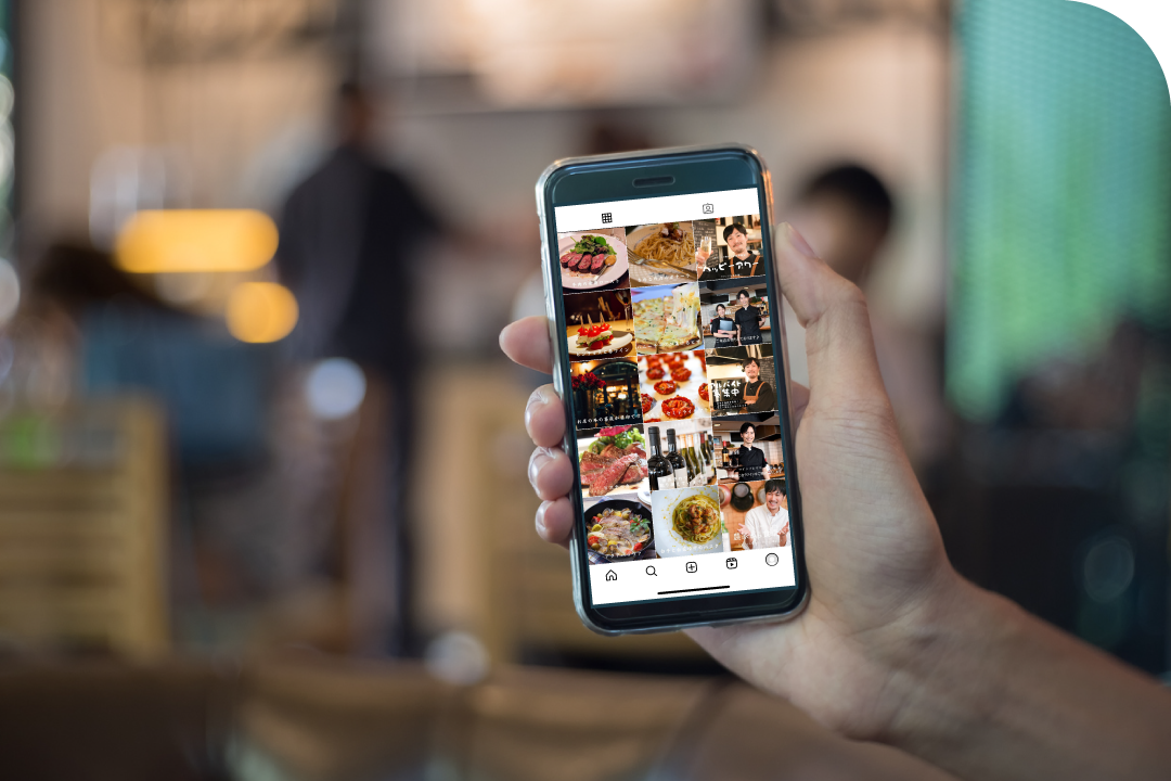 HAKUGAが選ばれる理由２「“集客力特化”のInstagram運用」イメージ写真
